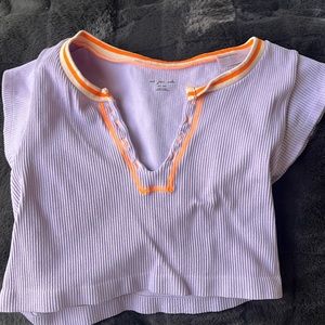 Go for gold urban outfitters crop top